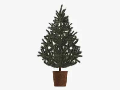 Fir tree artificial 05 3D model