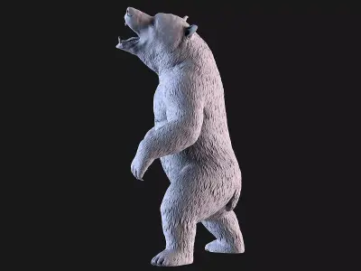 Bear Sculpture 3D print model