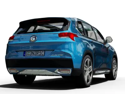 Generic SUV v24 Low-poly 3D model