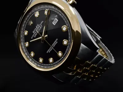 ROLEX Datejust 36 Black Domed Jubilee 3D model