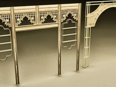 Modern Arch 3D model