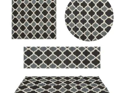 Rugs No 728 Low-poly 3D model
