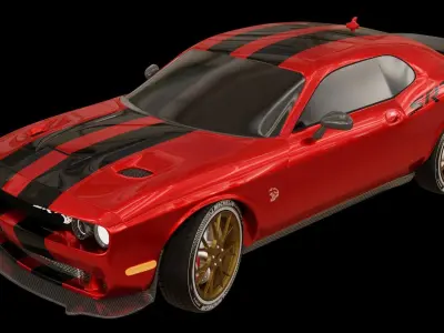 Dodge SRT hellcat 3D model