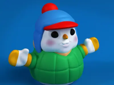 Snowman Christmas Ornaments - Snowguys Collection 3D print model