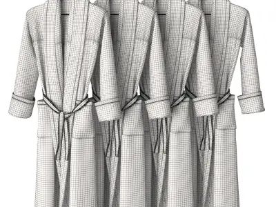 Bathrobe colors  3D model