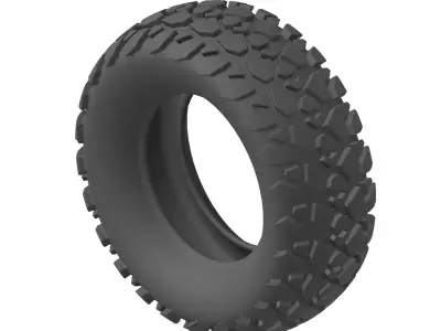 Plastic Heavy Truck Tyre Toy 3D model