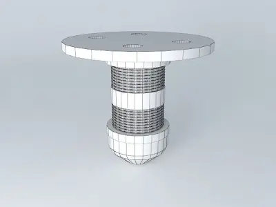 Pipe leg Free 3D model