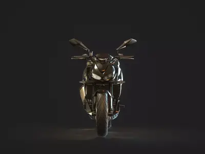 Base model Kawasaki Z 1100 2026 3D model