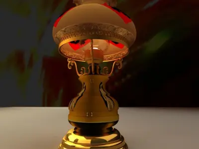 Chinese desktop lampmax 3D model