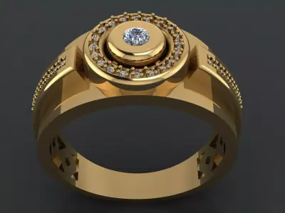 Men ring 3D print model get
