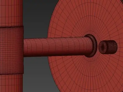 MARCUS wall lamp with shade 3D model