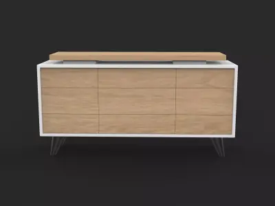 TV bench  3D model