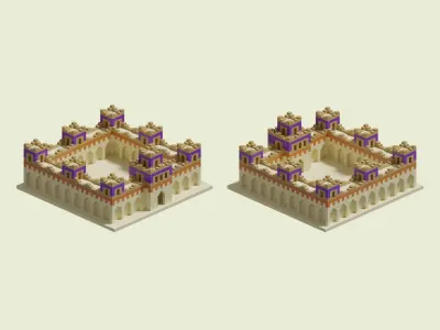 Babel Walls 3D model