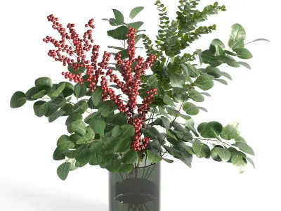 Decorative Plants 01 3D model