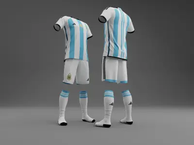 Argentina 2022 Home Jersey 3D model