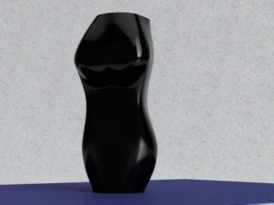 Female vase - a celebration to beauty Free 3D print model