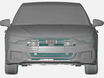 Audi A6 55 S-Line 2020 - Exterior  Scan 3D model