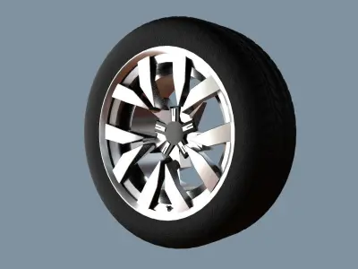 AS rims collection 6 - VW Montero Low-poly 3D model