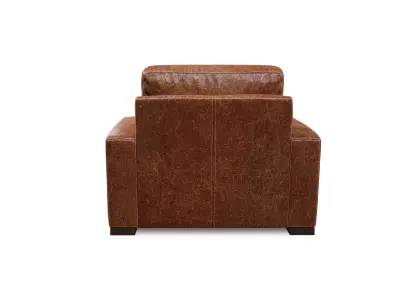 Maxwell Leather Chaise 3D model