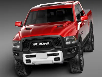 Dodge Ram 1500 Rebel 2015 3D model