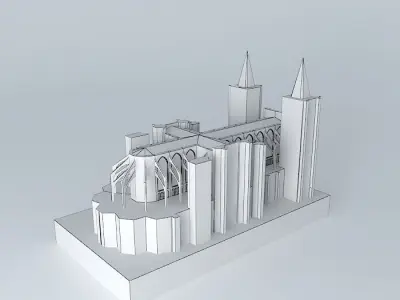 Catedral de leon Free 3D model