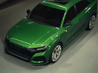 Audi RS Q8 2020 High Detailed 3D Model  3D model