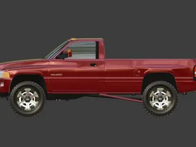 2001 Dodge Ram 2500 Single Cab 3D model