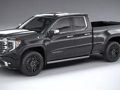 GMC Sierra Denali double cab 2022 3D model