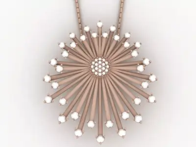 Sunny Pendant 005 3D print model