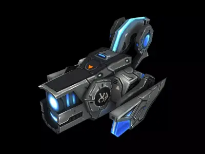 Machinery - Floating Cannon 02 3D model