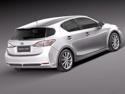 Lexus CT 200h 2012 3D model