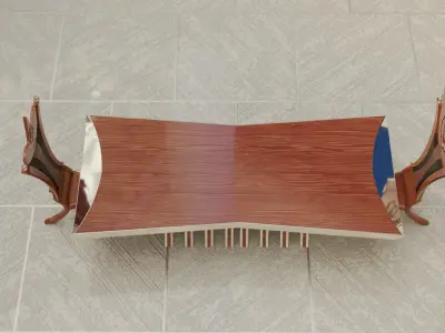 Table of the King and the Queen 3D model