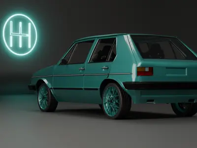 Volkswagen golf MK1 3D model