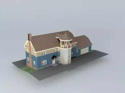 DIY house Free 3D model