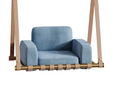 Navy Blue Luxury Swing 3D model