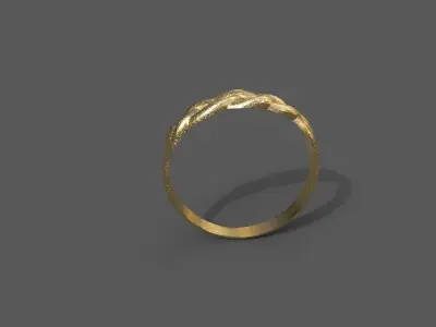 High-Quality 3D Ring Model Low-poly 3D model 12