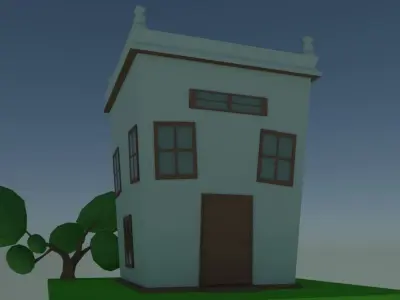 Home Fantasy Free low-poly 3D model