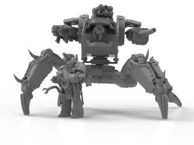 Despoiler War Engine - Defiler of Worlds 3D print model