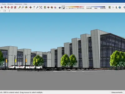 Sketchup Cultral Center E3 Free 3D model