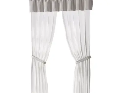 Curtains 05 3D model