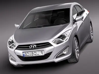 Hyundai I40 Sonata 2012 3D model