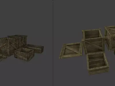 Medieval Props Stylized  3D model