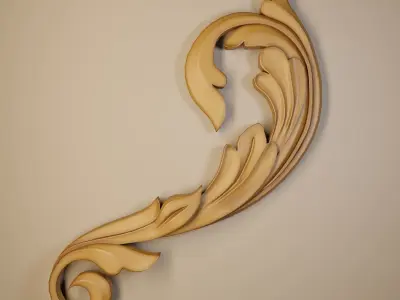 wood decor 3D model