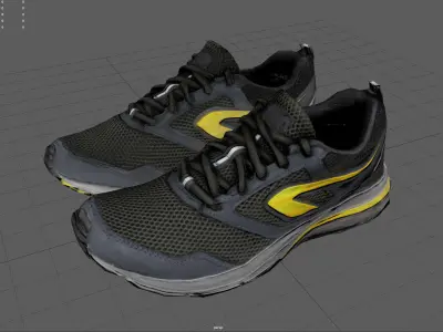 Sneakers 14 Low-poly 3D model