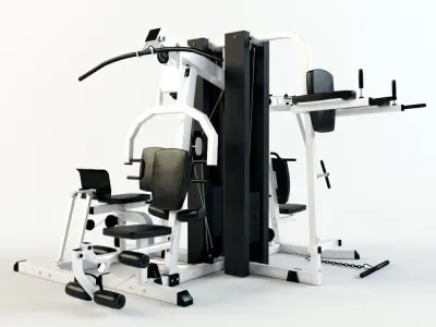 Multi Gym Machine 3D model