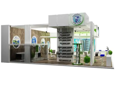 Booth Exhibition Stand a390d  3D model