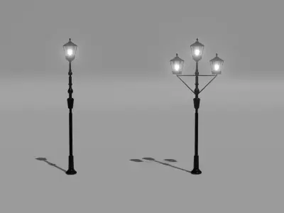 Street Lamp Free 3D model purchase