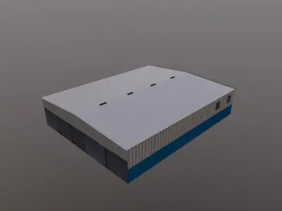 Hangar 3D model