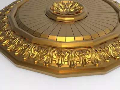 decorative rosette 3D model