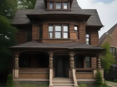 3D EXAMPLE OF A DETROIT ANTIQUE CASTLE 3D model